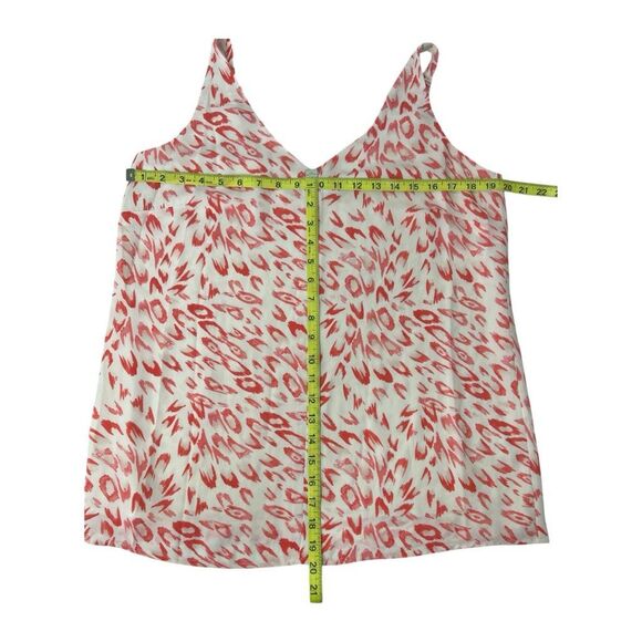 Cabi Coral Animal Print Chiffon Tank‎ Top sz Medium - Picture 5 of 6
